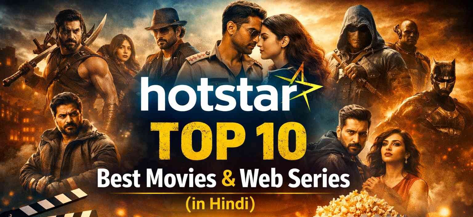 Hotstar TOP 10 Best Movies & Web Series (in Hindi)