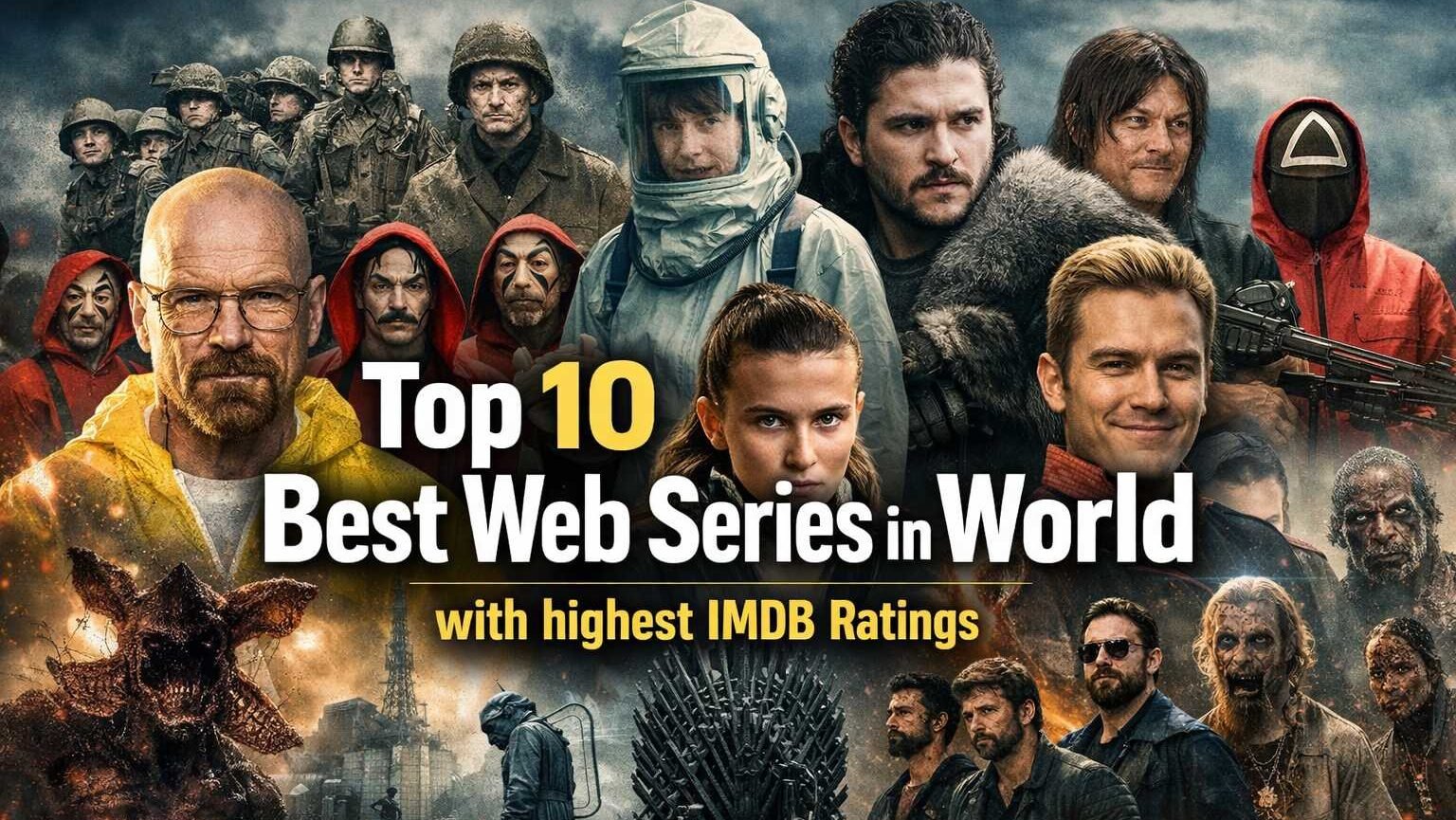 Top 10 best web series in the world with highest IMDb ratings